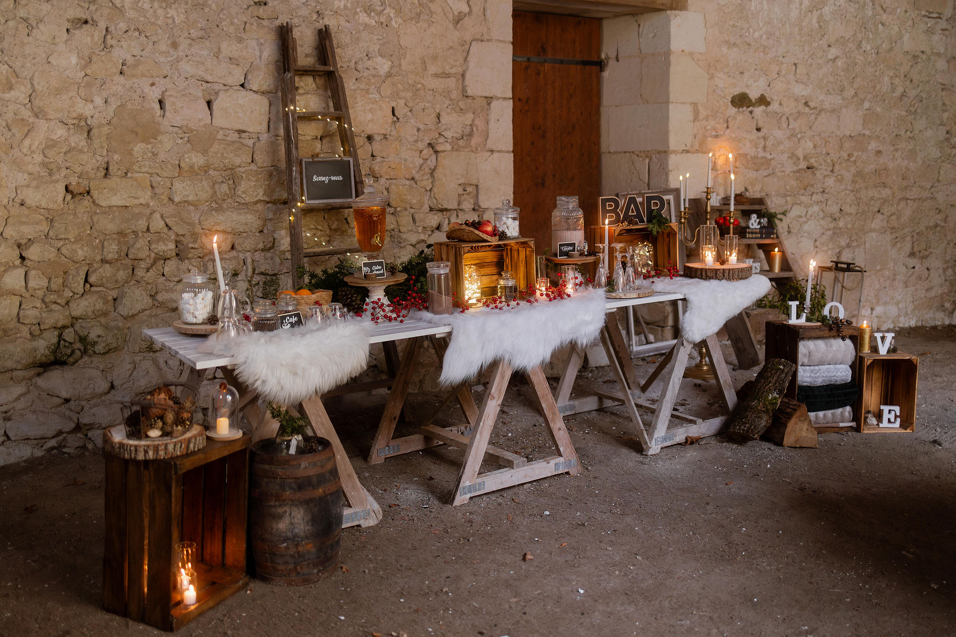 mariage hiver domaine boutelaye