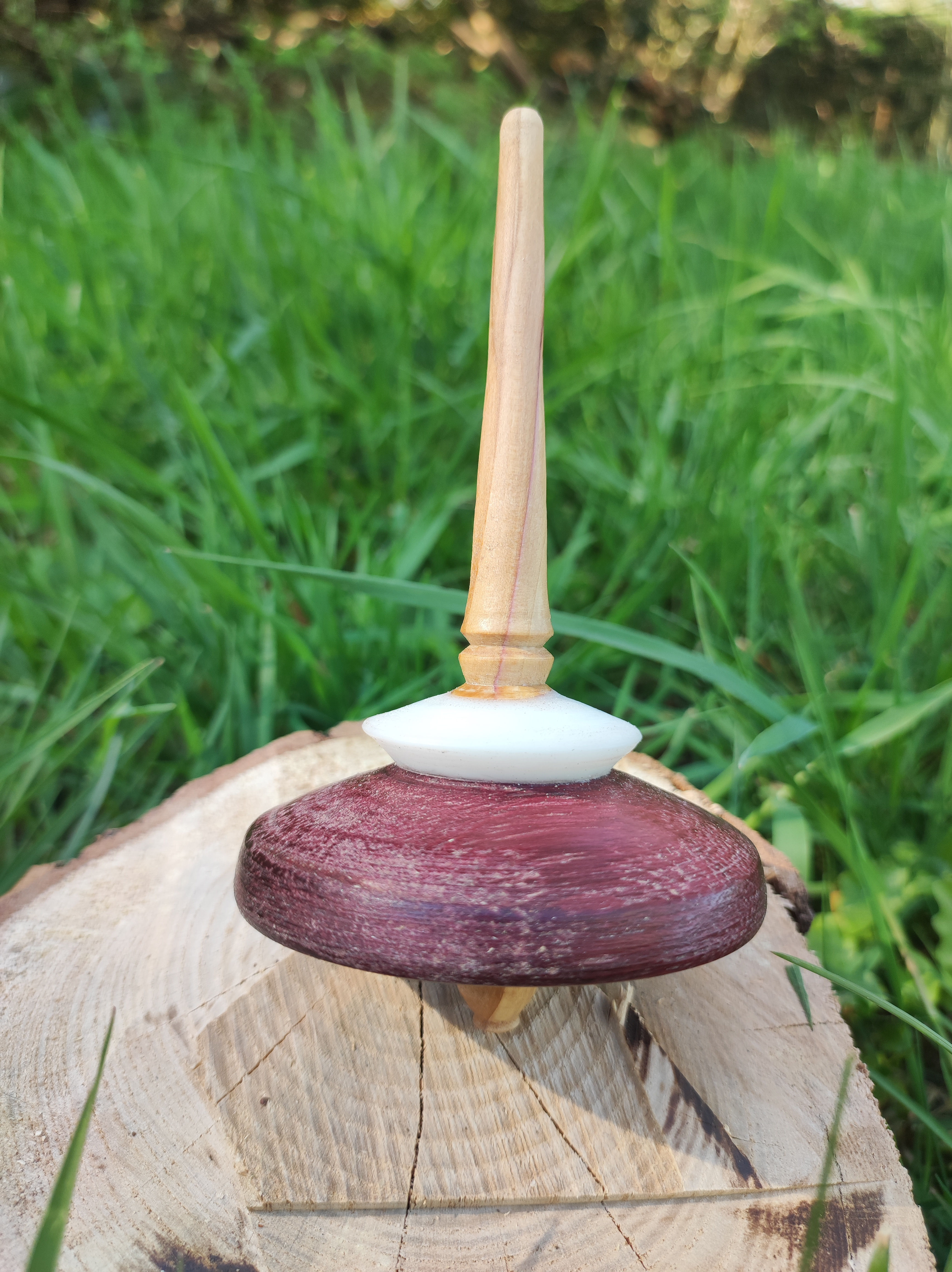 Toupie amarante / lilas