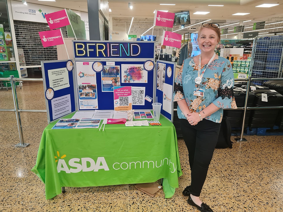 BFriend and Well-being is celebrating after its Team Lead, Pauline Winder, has been nominated and shortlisted in the Local Community Champion category of the Fylde Coast Community Awards 2025