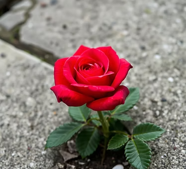 The Rose that Grew from concrete: A personal EMDR processing session