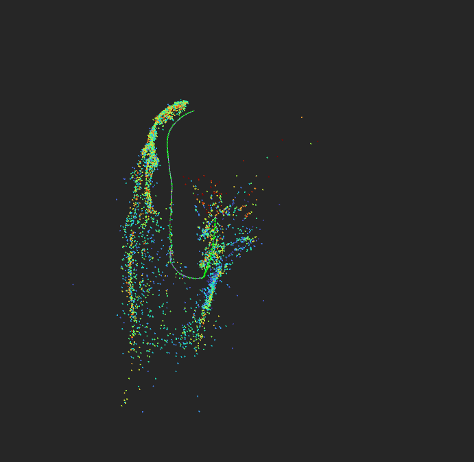 Mapa vytvorená dronom v projekte Senav.
