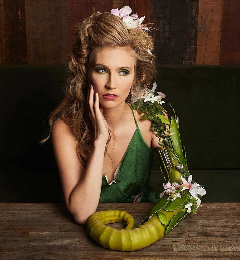artificial limb art flowers barata