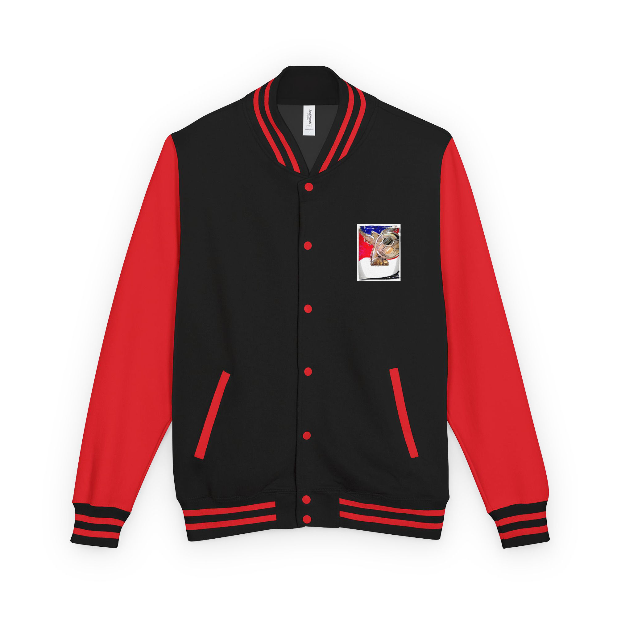 Heavyweight letterman jacket