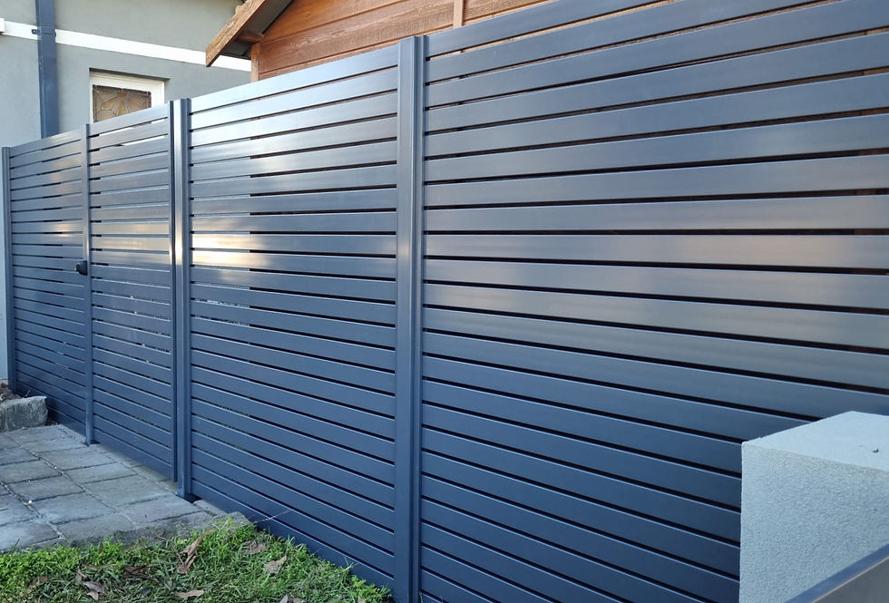 carew 28 wing fence aluminium ironstone hampton fencing