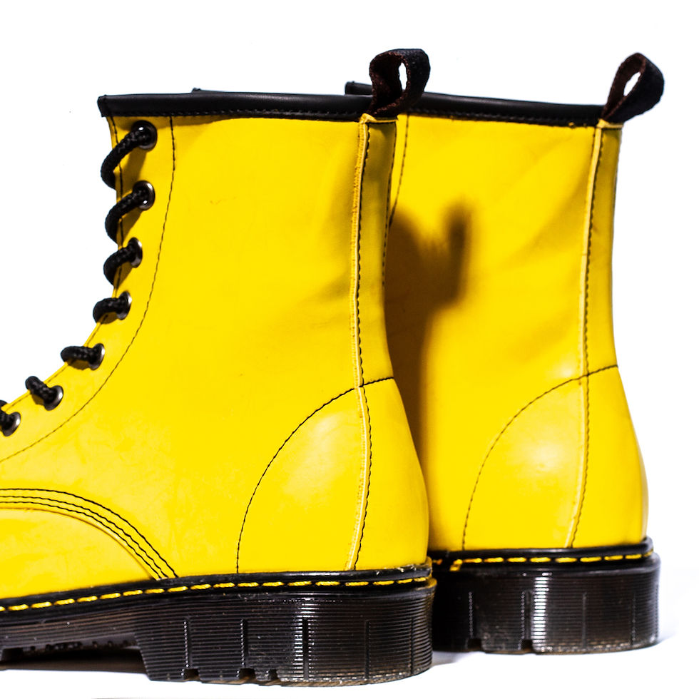 Miniatura: Bota Combate Amarilla