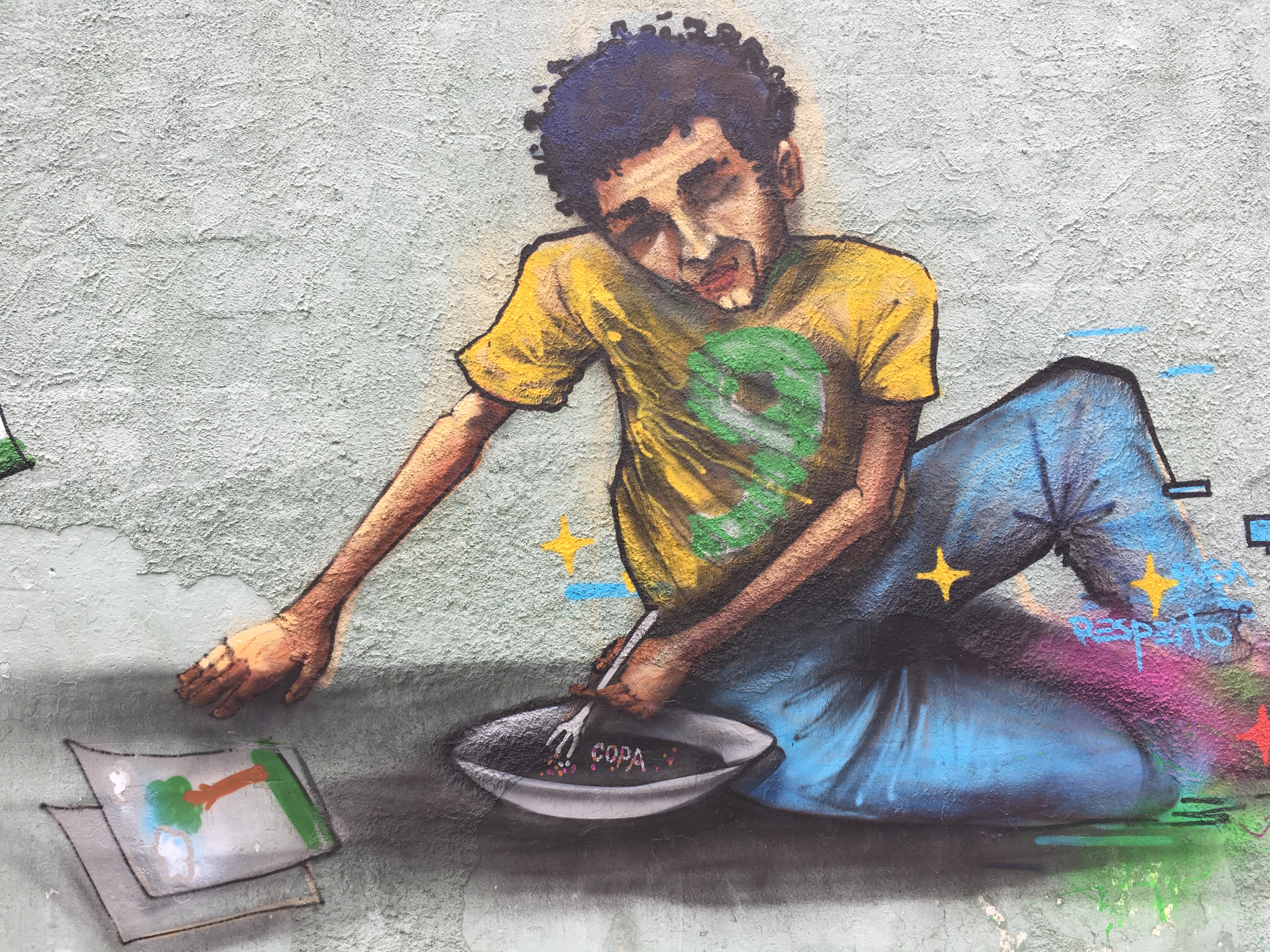 Graffiti em Escola Publica.