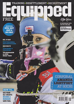 Equipped Magazine Olympic report on Amanda Lightfoots representation of Great Britian at the Olympics in Winter Biathlon