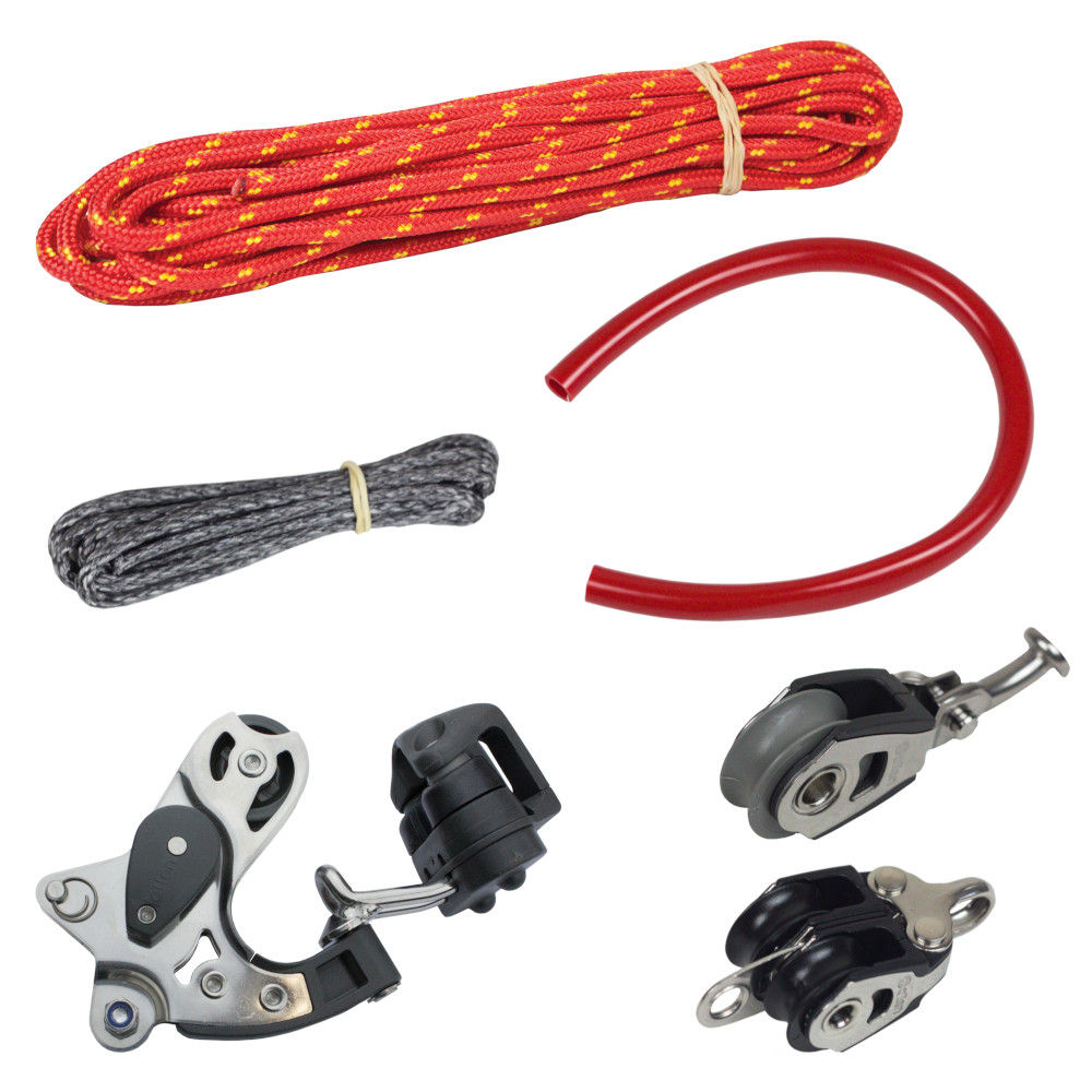 Control Line Pack EX2197 de Optiparts con líneas blancas y azules para outhaul, cunningham y contra