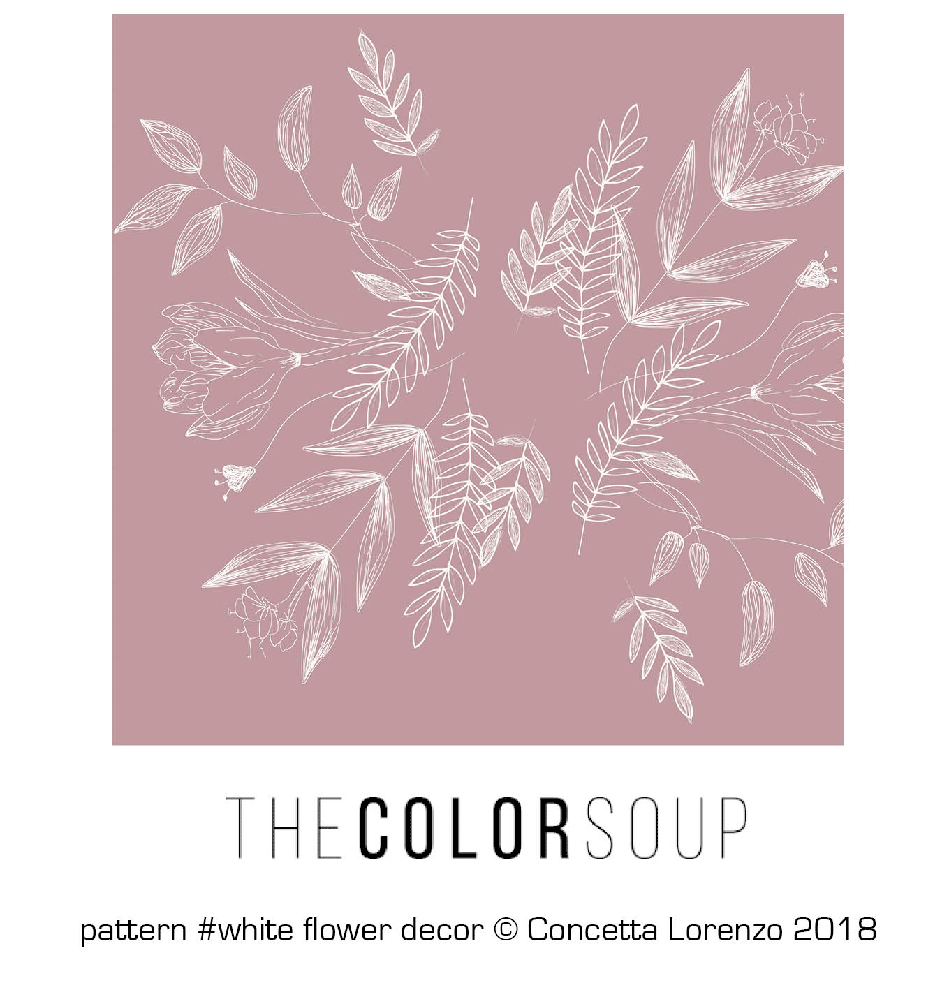 white flower decor