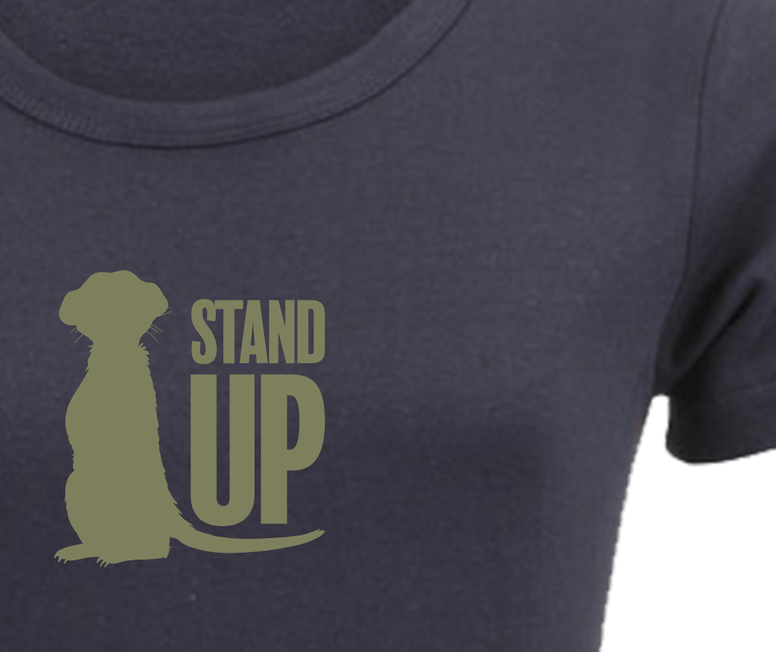 Tshirt STAND UP. Make an impact.(C) The Bateleurs