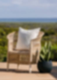 Customisable Malawi cane furniture by The Cane Collection, Cape Town—handwoven pieces with bespoke finishes and sizing.
