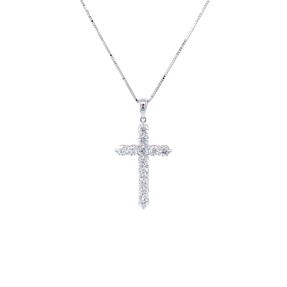 Thumbnail: Diamond Pendant 18K White Gold
