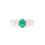 Thumbnail: Emerald Ring 90% Platinum
