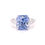 Thumbnail: Natural Sapphire Ring 18K White Gold