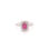 Thumbnail: Ruby Ring 18K White Gold