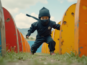 Unlock Your Child's Potential with Ninja Obstacle Training