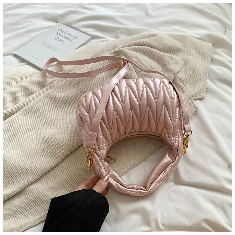 Thumbnail: Bolsa feminina transversal couro PU