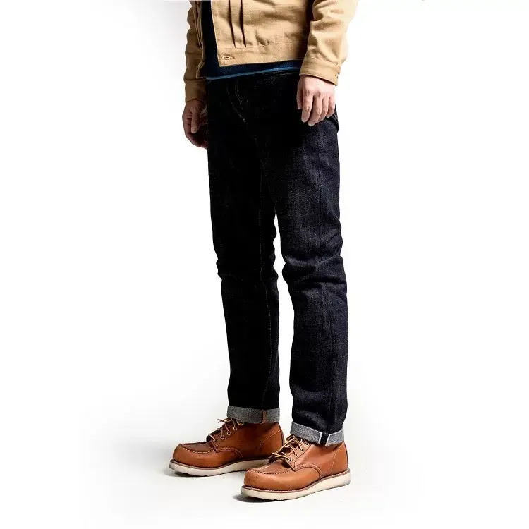 縮圖：SD107-0001   Heavy Weight Indigo Selvage Unwashed Pants Unsanforised Thick Raw