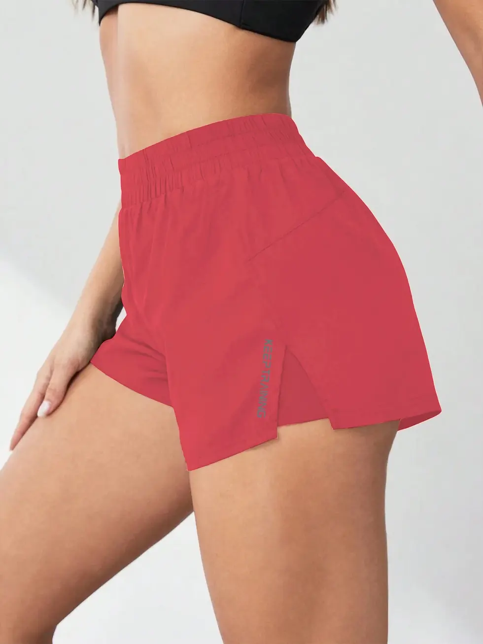 Miniatura: 2026 New Style Faux Two-Piece Anti-Exposure Yoga Shorts Sports Shorts Running