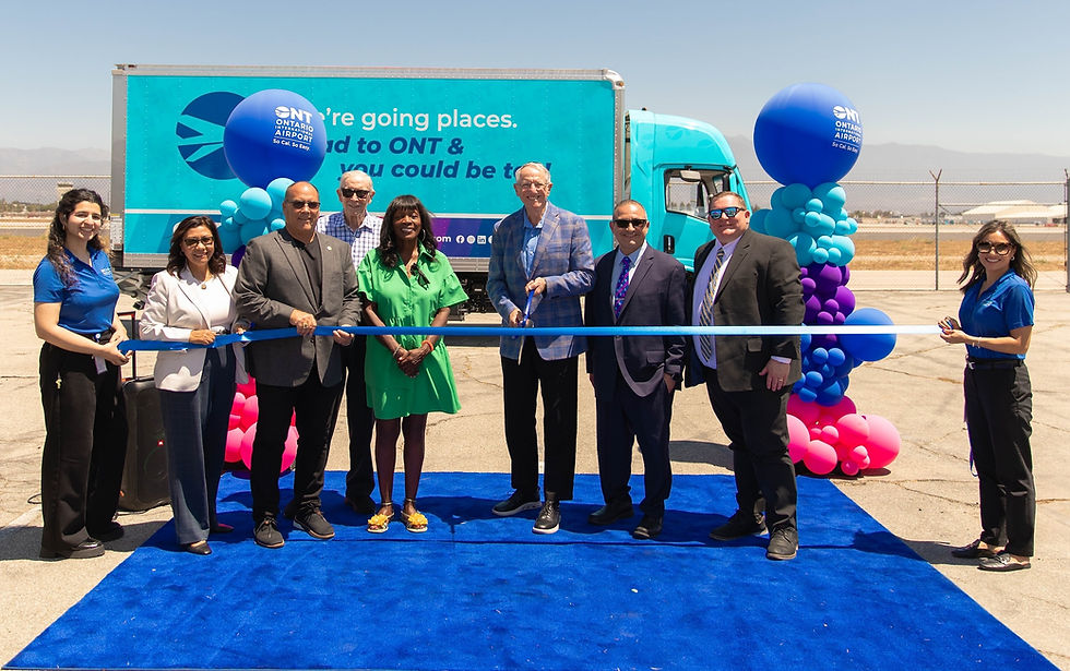 Ribbon Cutting Held For Ontario International Airport's New Zero Emission Truck