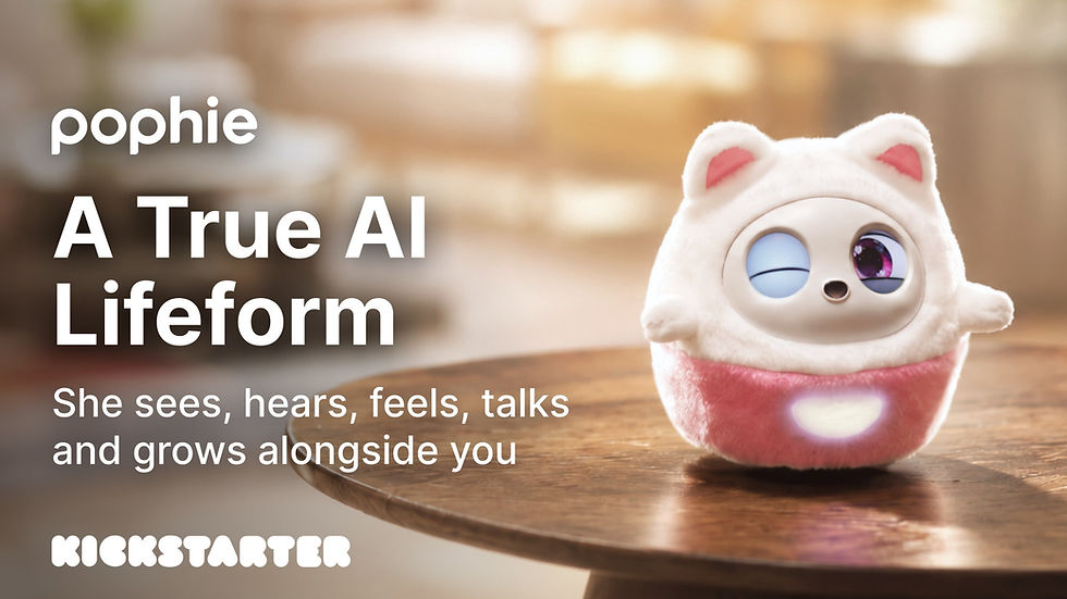 Pophie AI Lifeform Kickstarter Launch