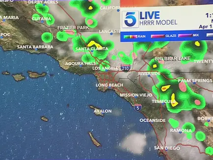 Steady Rain, Gusty Winds Sweep Through Southern California On Sunday