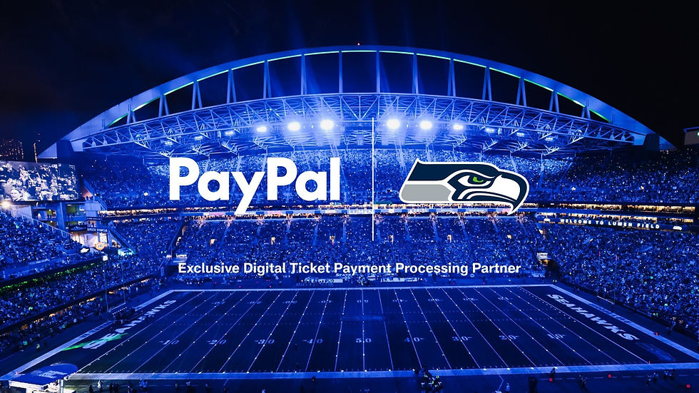 Seattle Seahawks and PayPal announce PayPal as the team’s Official Fan-to-Fan Payments & Exclusive Digital Ticket Payment Processing Partner
