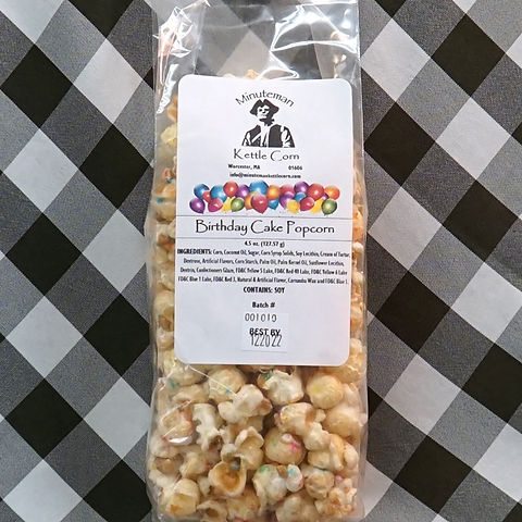 Birthday Cake Popcorn | Minuteman Kettlecorn