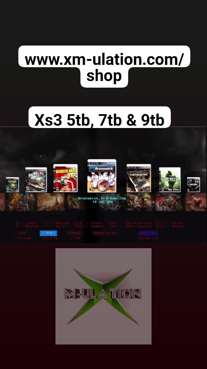 Thumbnail: PS3 11TB (XS3)☆FULL SET☆OUR BIGGEST SYSTEM JUST GOT BIGGER☆ALL LEADS☆CONTROLLERS