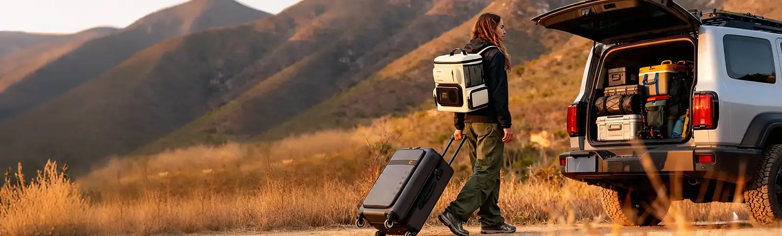 Soft Coolers-road trip scenario