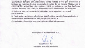 Edital de Convocação - PDT 