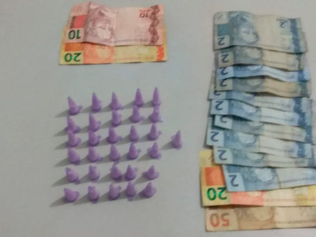 PM de Jardinópolis apreende cocaína com duas mulheres