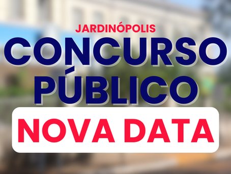 Concurso público de Jardinópolis terá provas no dia 2 de agosto; candidatos devem conferir novo local