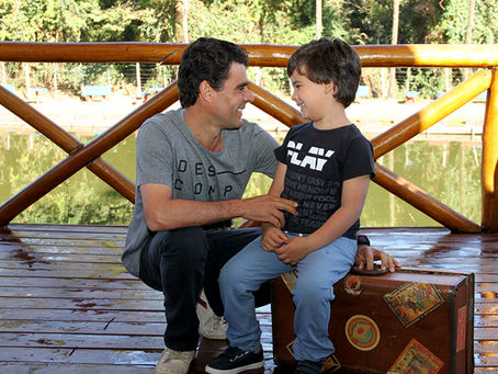 Em Foco: Dia dos Pais - Joaquim e seu papai Valtemiro