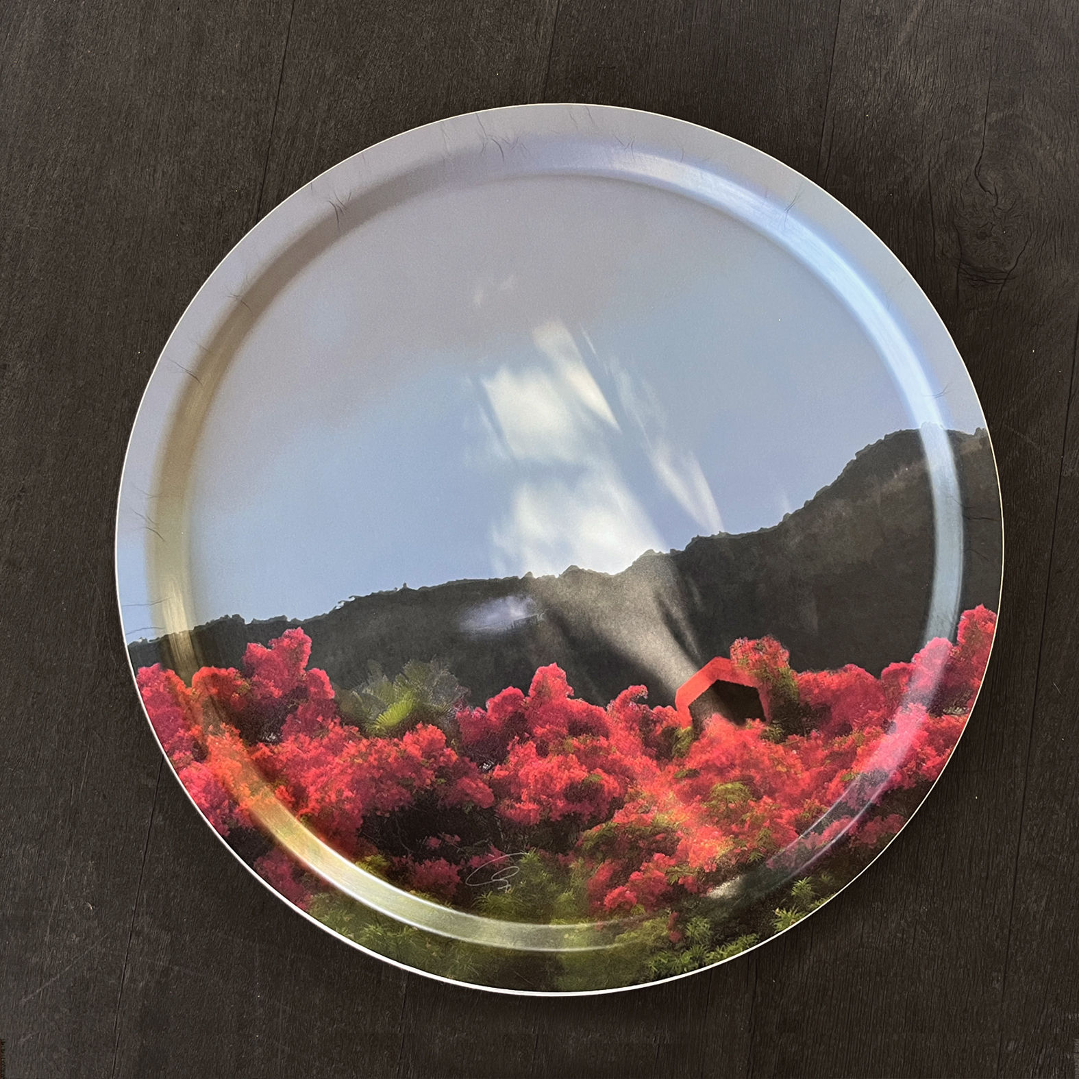 Plateau rond - Flamboyants