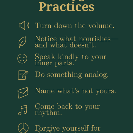 7 Soul Hygiene Practices