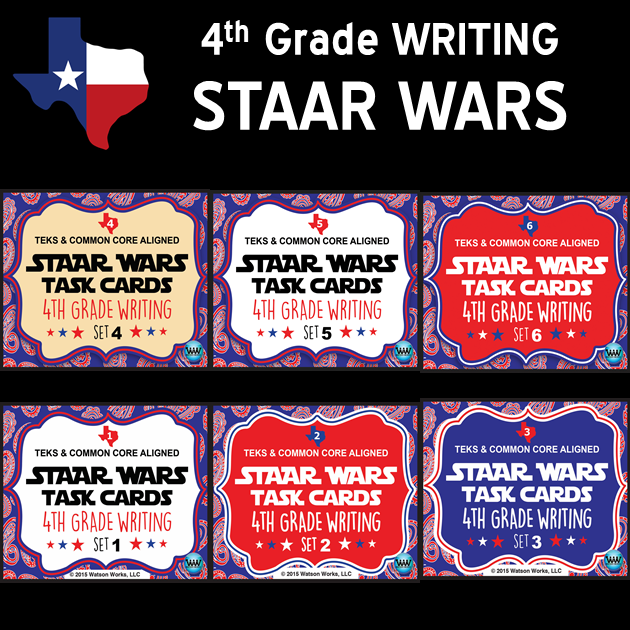 4th Grade - STAAR Wars Writing Bundle | watson-works