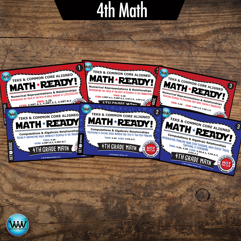 4th Grade Math Ready® Bundle