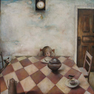 Peinture à l'huile par l'artiste peintre Maxime Lacourse