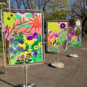 Wunschgarten 4052 - Plakatausstellung 🌻🎨🖌️