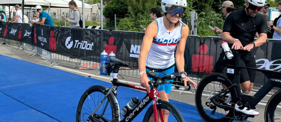 Cecile feiert ihr Triathlon Comeback am Ironman 70.3 in Rapperswil!