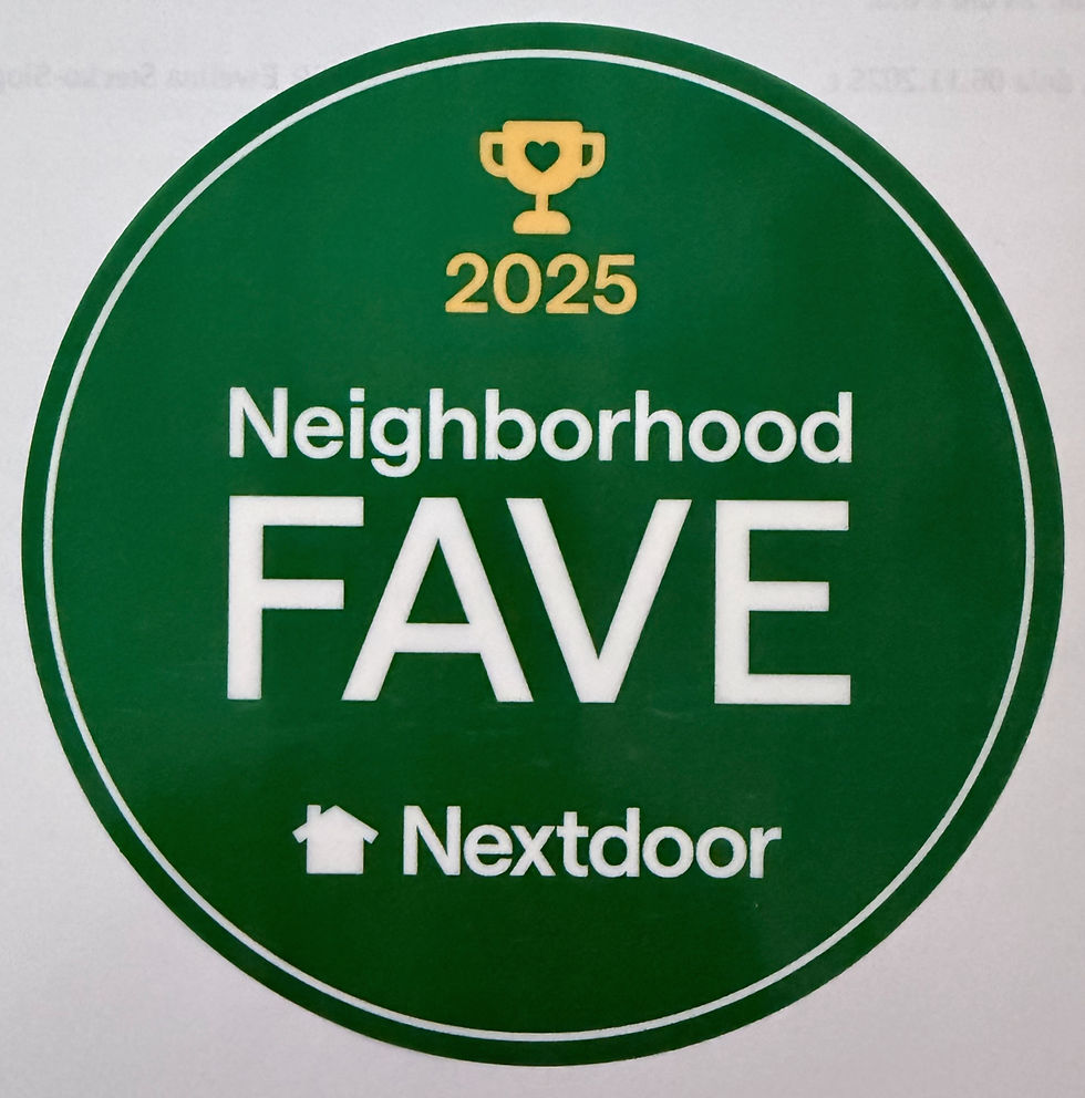 Eye-level view of a clean suburban home exterior with a freshly washed porch