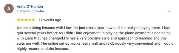Client testimonial no.1
