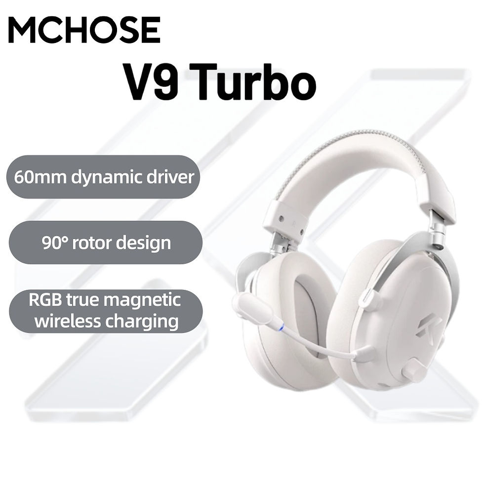 Thumbnail: MCHOSE V9 Turbo+ 7.1 Surround Sound  Magnetic Wireless Gaming Headset90° 