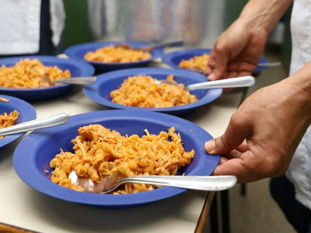 Comida em escola