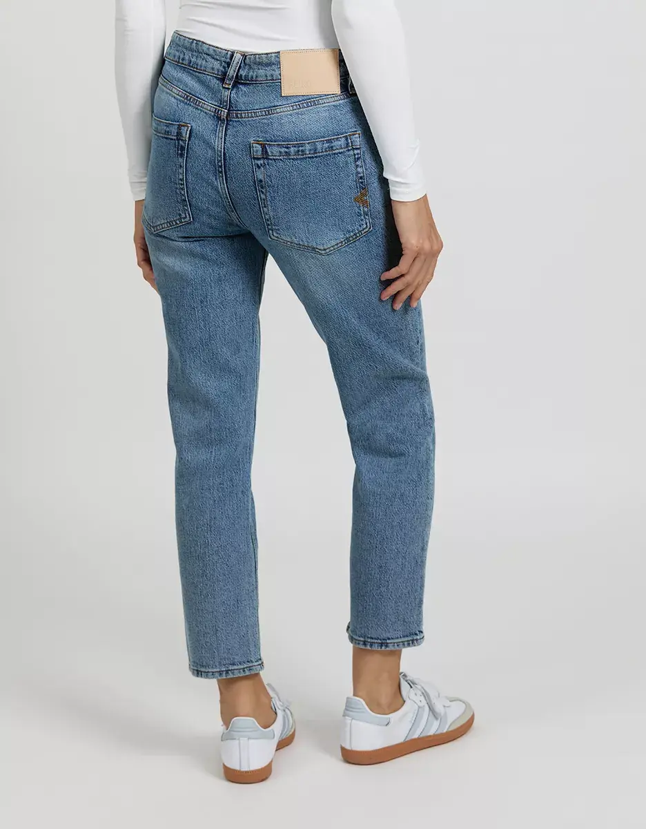 Miniature : Jean boyfriend bleu clair