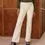 Miniature : Pantalon écru velours hiver