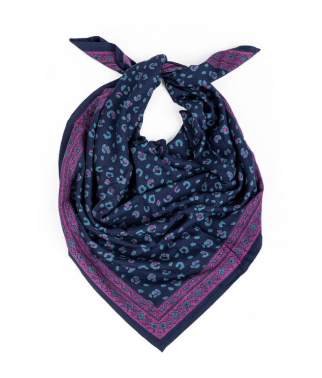 Miniature : Foulard coton imprimé
