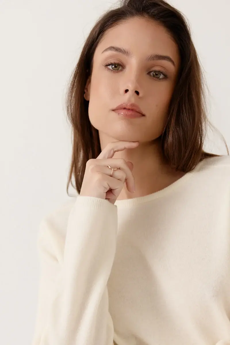 Miniature : Pull blanc Anisae
