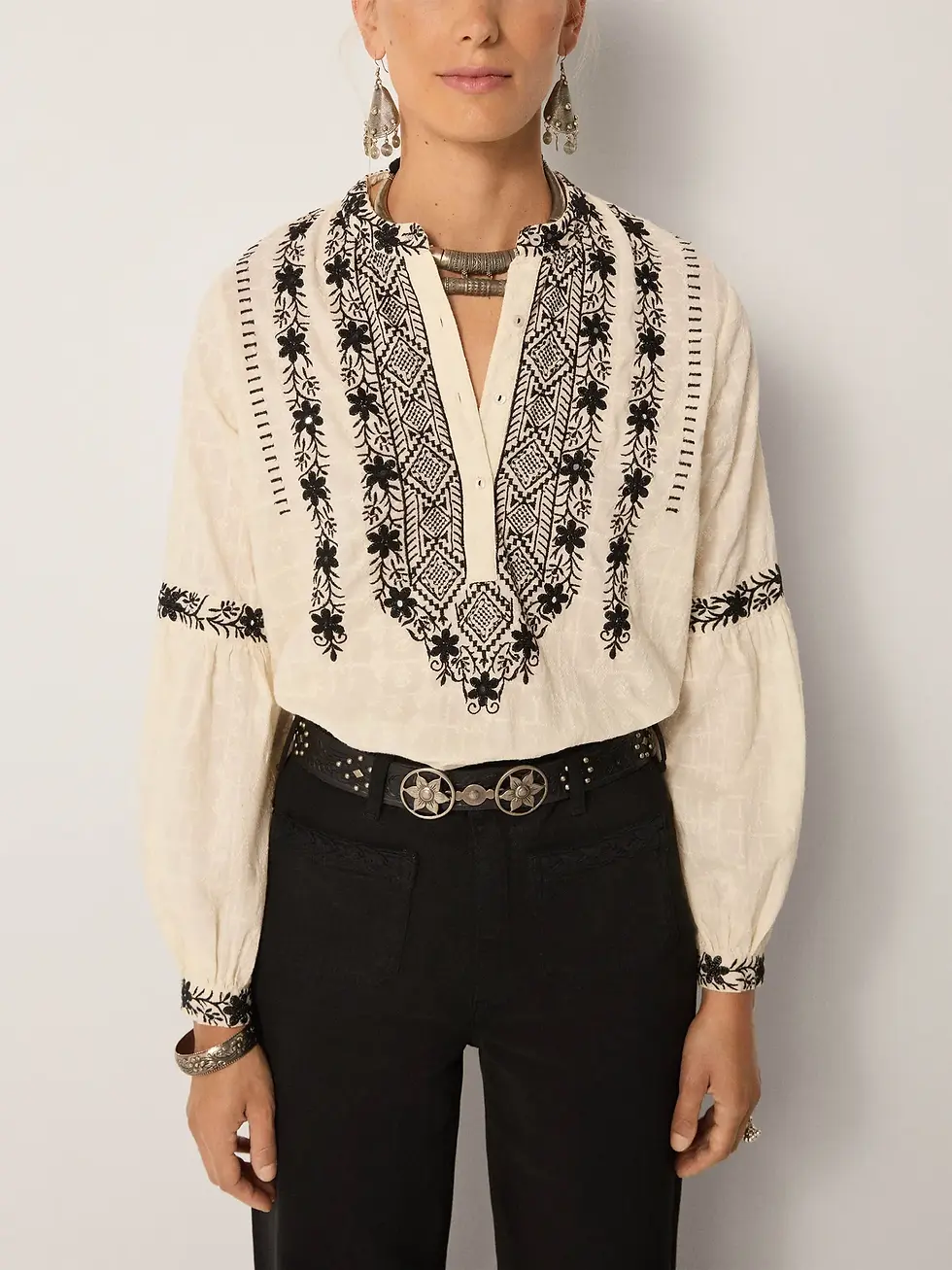 Blouse esprit bohème
